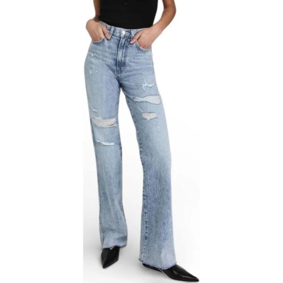 Veronica Beard Denim - Veronica Beard Dylan High Rise Full Length Straight Jeans Pebble Stone Size 28